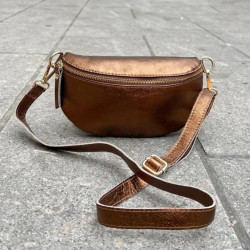 SAC BANANE CUIR IRISÉ