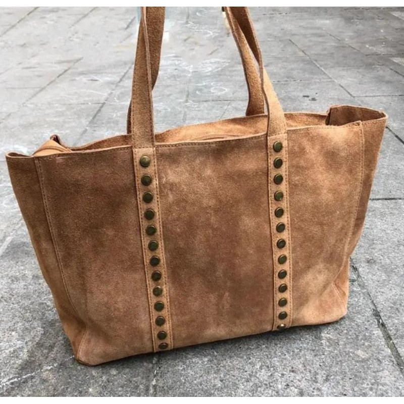 SAC CABAS EN DAIM