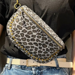 Sac Banane en Daim " Motif Animal "