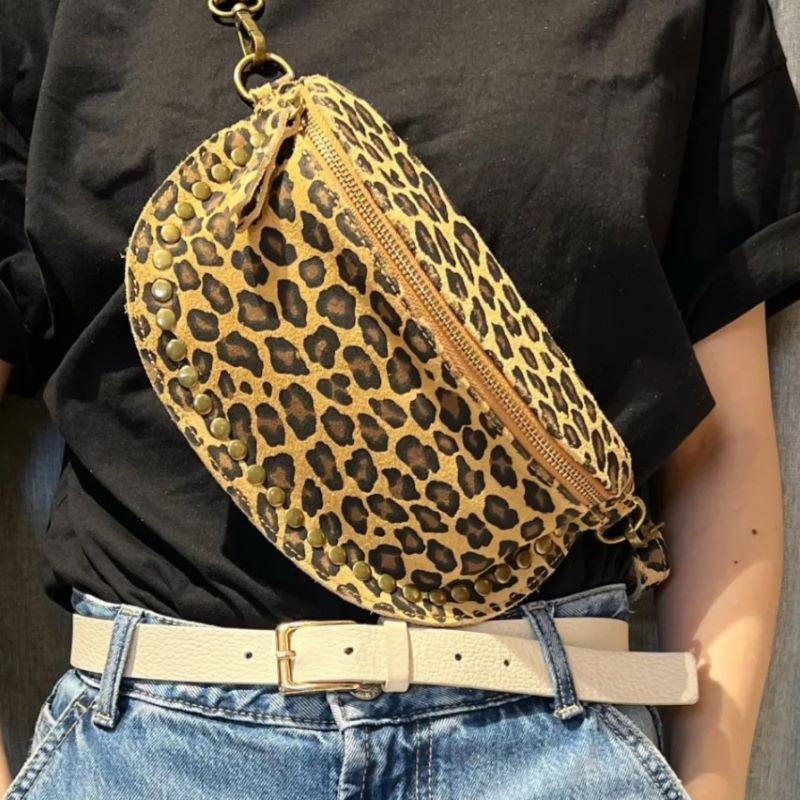 Sac Banane en Daim " Motif Animal "