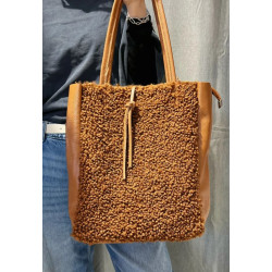 Sac Cabas Moumoute et Cuir