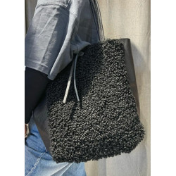 Sac Cabas Moumoute et Cuir