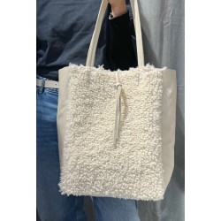 Sac Cabas Moumoute et Cuir