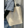 Sac Cabas Moumoute et Cuir