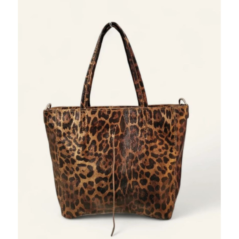 Sac Cabas en Cuir "Motif Animal"