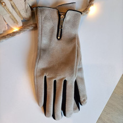 Gants Unis "Tactile" avec fermeture éclair