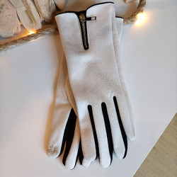 Gants Unis "Tactile" avec fermeture éclair