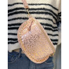 Sac Banane en Cuir Irisé "Motif Animal" Clouté