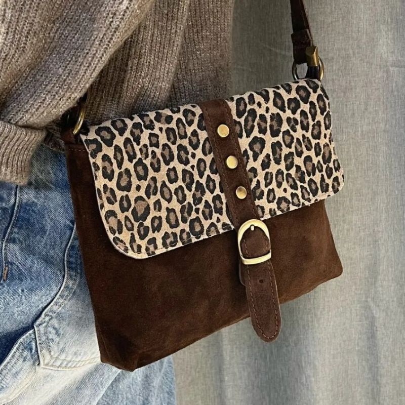 Sac Bandoulière en Daim "Motif Animal"