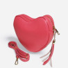 Sac Bandoulière "Coeur" en cuir Grainé